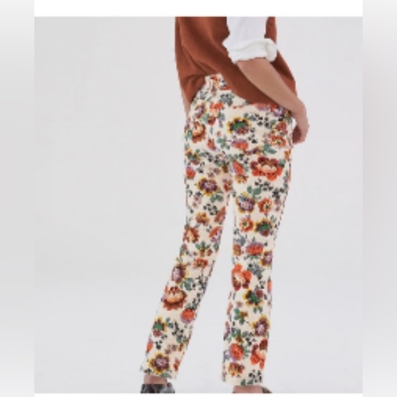Anthropologie Pilcro Floral Print Cigarette High-Rise Jeans NWT - Picture 12 of 12